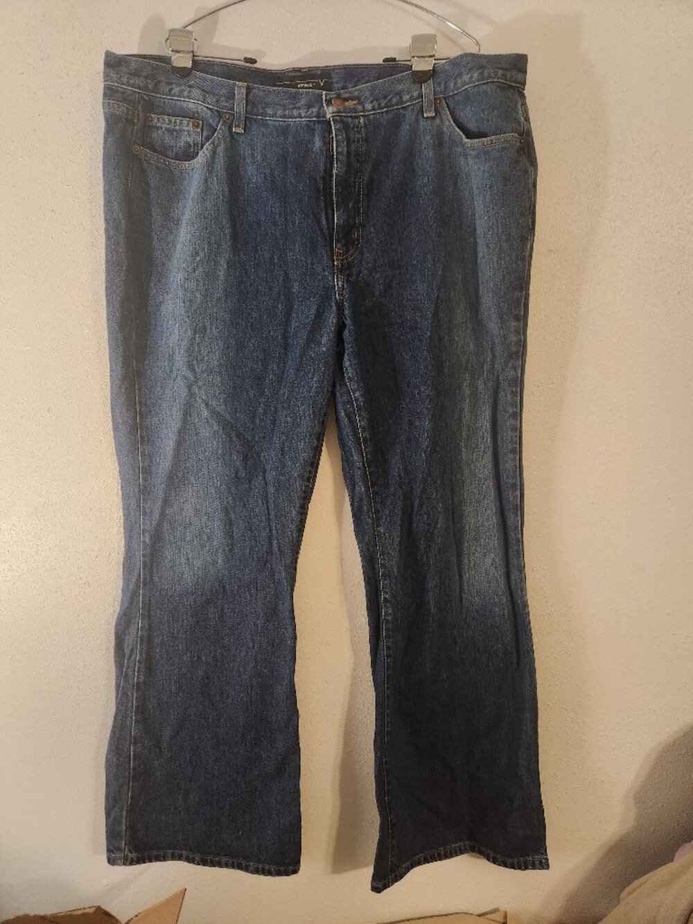 Venezia Vintage Y2K Flare Jeans Women's Plus Size 22 Average 100%
